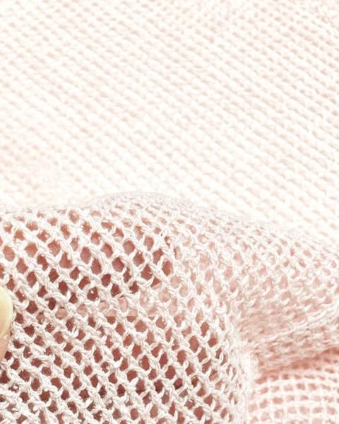 絹糸屋さんの『西陣の普段づかい。』シルクメッシュ浴用ボディタオル