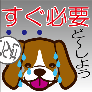 今日必要なのに、近くにはんこ屋無いし・・・