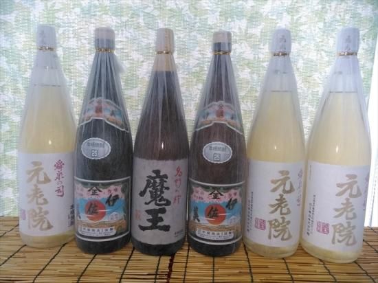 芋焼酎 魔王 1800ml ＆ 専門店が選ぶ 本格焼酎×5本 合計6本 飲み