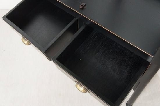 アンティーク調 ケビント 医療棚 ドクターキャビネット 全面ガラス