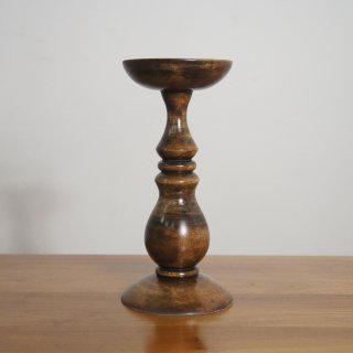 アンティーク調 木製 キャンドルスタンド 蝋燭立 燭台 M type3