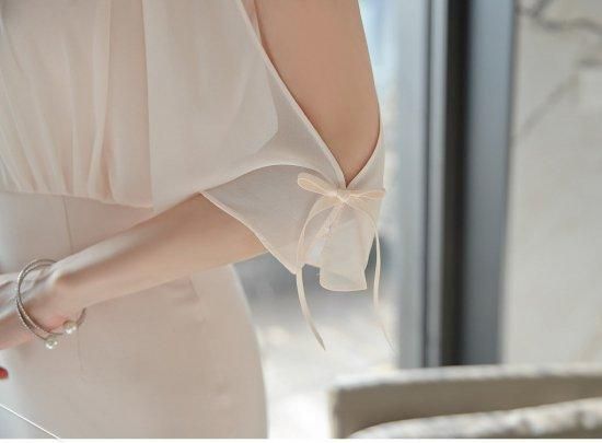 ワンピース ドレス オフショルダー セクシー フェミニン 韓国 6a59e9bd80448c44ac9e07dac13e0c