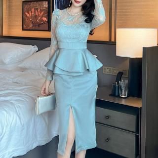 ブルー・ネイビー系ドレス - セクシーワンピース激安通販 ブルー・ネイビー系ドレス - セクシーワンピース激安通販