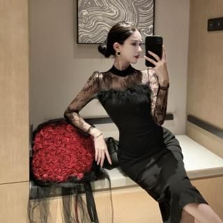 ロングドレス（長袖・七分袖） - セクシーワンピース激安通販