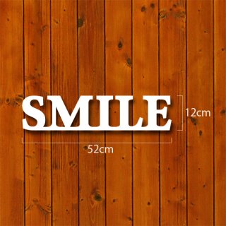 イニシャルオブジェ【SMILE】30mm厚