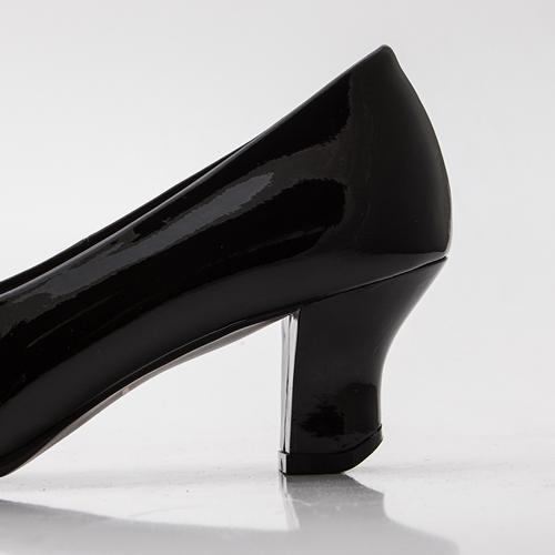 コンサート用 ヒール高6cm(ブラック・エナメル)婦人用(22.0 コンサート用 ヒール高6cm(ブラック・エナメル)婦人用(22.0
