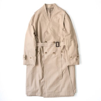 <img class='new_mark_img1' src='https://img.shop-pro.jp/img/new/icons14.gif' style='border:none;display:inline;margin:0px;padding:0px;width:auto;' />stein/ OVERSIZED LINEAR NO COLLAR COAT 