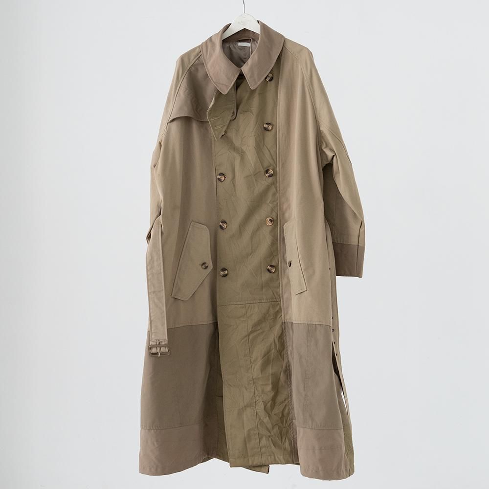 値下げ！！seeall 20aw RECONSTRUCTED TRENCH-