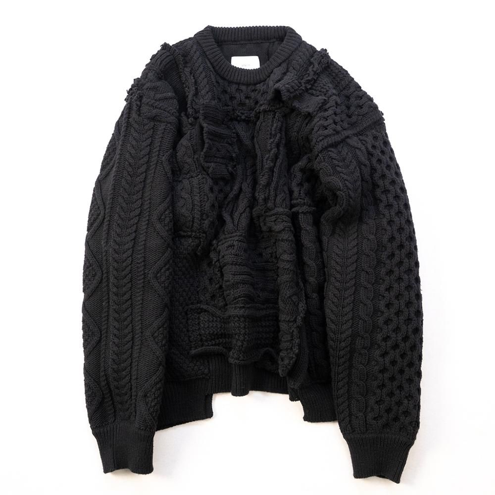stein / Oversized Cable Knit LS（stein OVERSIZED CABLE KNIT
