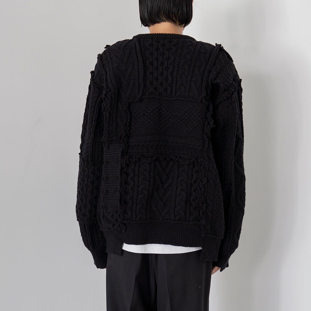 stein Oversized Interlaced Cable Knit LS dumortr.com