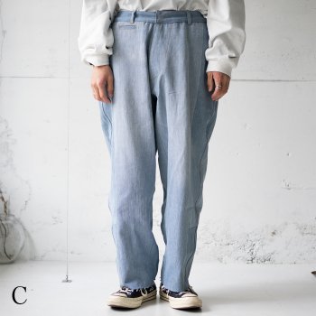 <img class='new_mark_img1' src='https://img.shop-pro.jp/img/new/icons14.gif' style='border:none;display:inline;margin:0px;padding:0px;width:auto;' />SEEALL / RECONSTRUCTED SUPER BAGGY SLACKS DENIM 