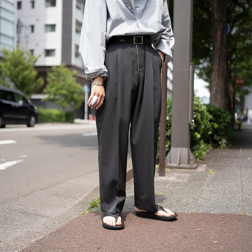 【stein】22SS EX WIDE TAPERED TROUSERS