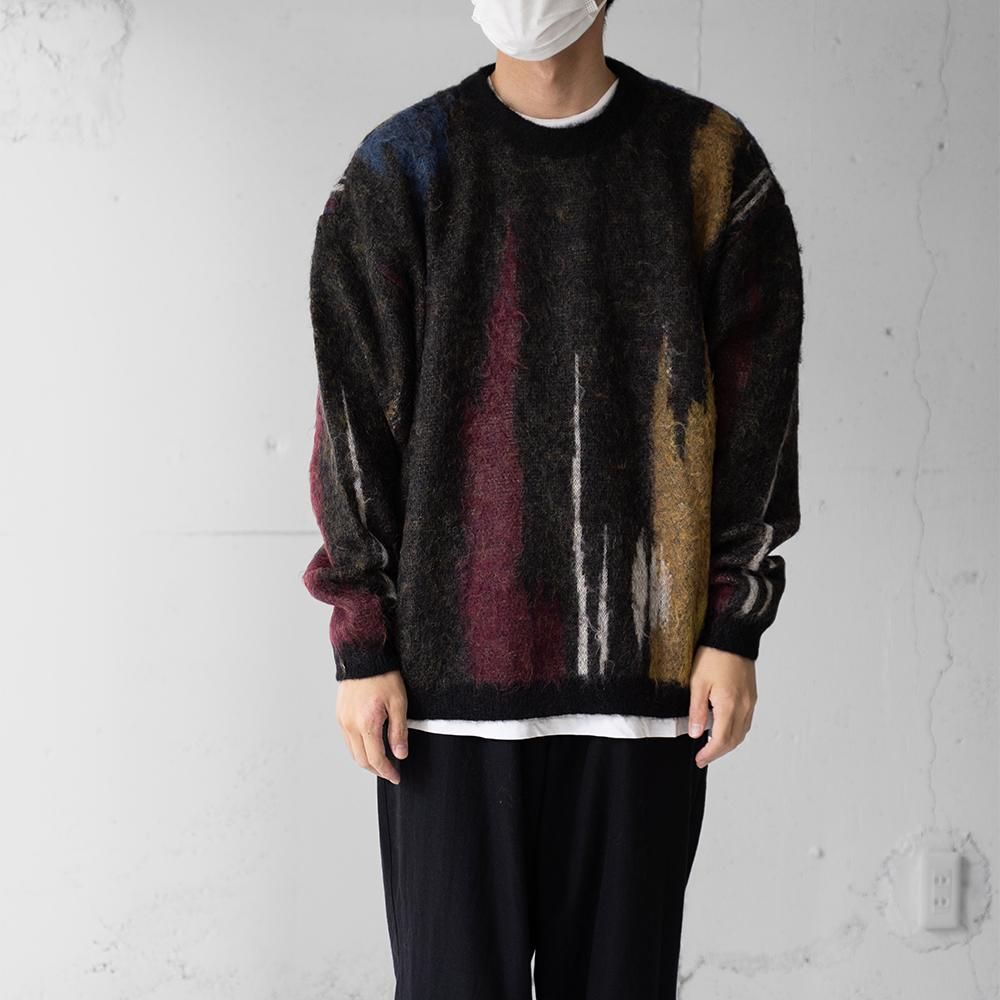 YOKE STILL JACQUARD CREWNECK ヨーク ニット