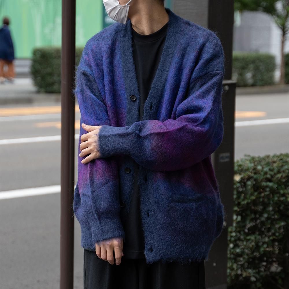 stein】22AW KID MOHAIR ARGYLE CARDIGAN www.pachiralodge.com