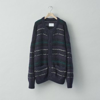 <img class='new_mark_img1' src='https://img.shop-pro.jp/img/new/icons14.gif' style='border:none;display:inline;margin:0px;padding:0px;width:auto;' />stein/ SILK MOHAIR FAIR ISLE KNIT CARDIGAN 