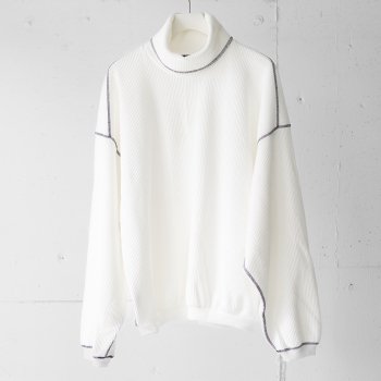 <img class='new_mark_img1' src='https://img.shop-pro.jp/img/new/icons14.gif' style='border:none;display:inline;margin:0px;padding:0px;width:auto;' />ANCELLM / TURTLENECK WAFFLE OVERSIZED LS 
