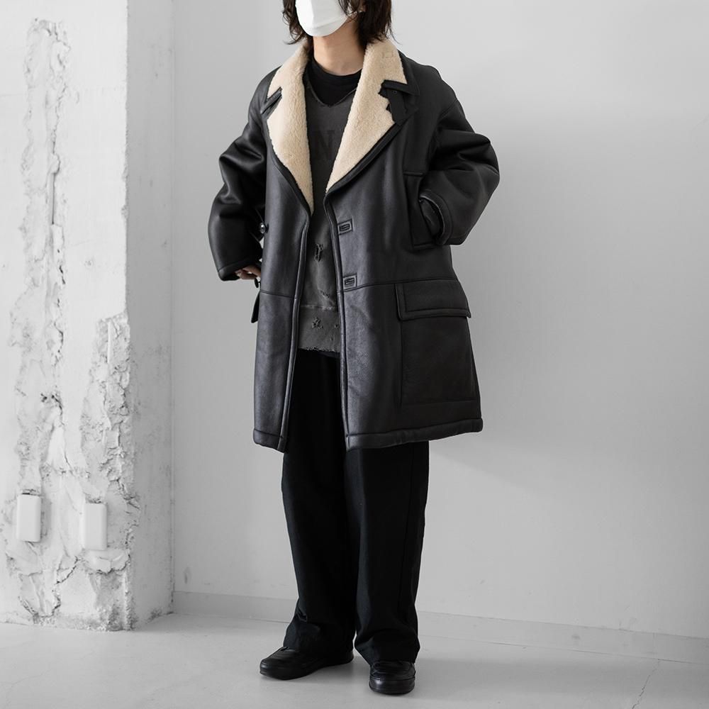 YOKE/ REVERSIBLE MOUTON RANCH COAT 