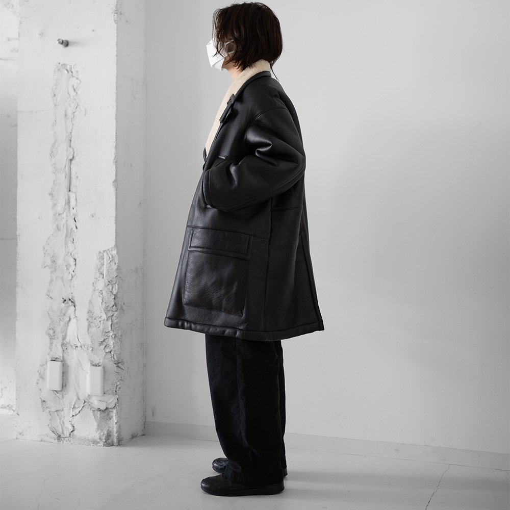 YOKE/ REVERSIBLE MOUTON RANCH COAT 