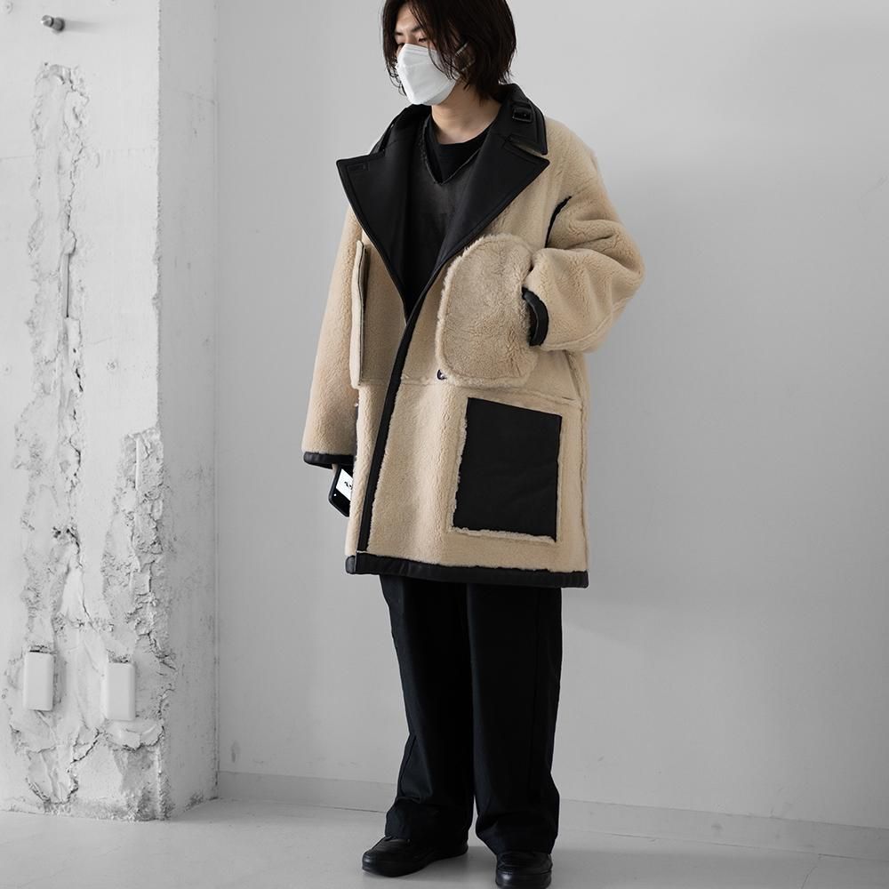 YOKE/ REVERSIBLE MOUTON RANCH COAT 