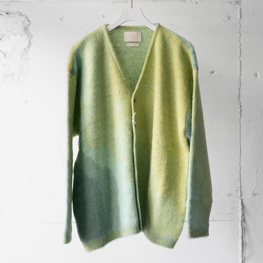 最終値下げ　yoke gradation cardigan