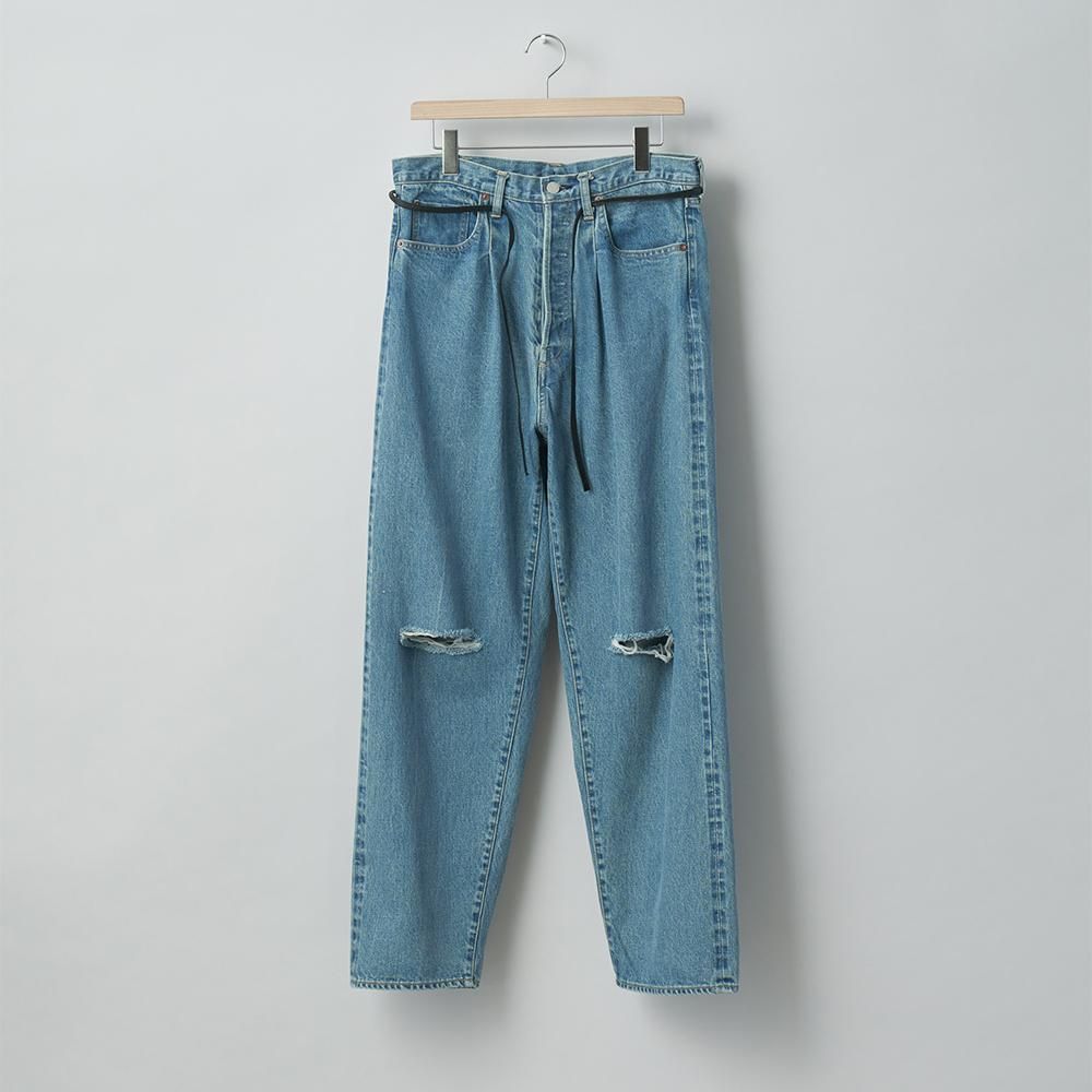 stein/ VINTAGE REPRODUCTION DAMAGE DENIM JEANS 