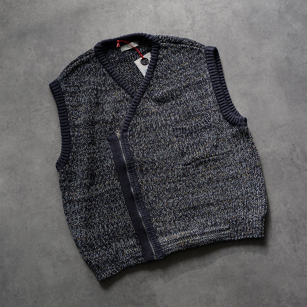 新品未使用】ENCOMING Knitted Asymmetric Vest-