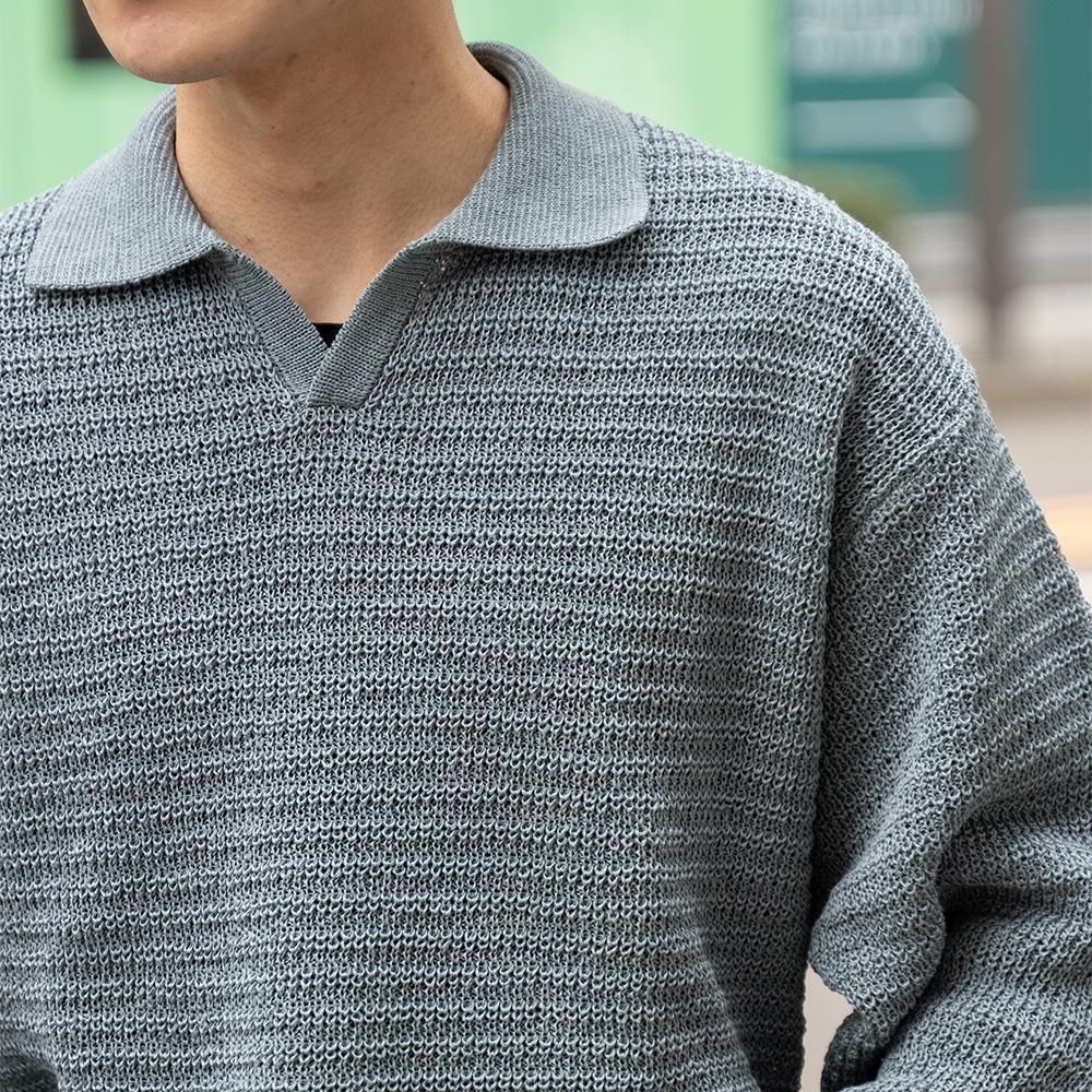限定価格セール! Blanc YM Skipper 別注Skipper Knit YM Shirt(BROWN