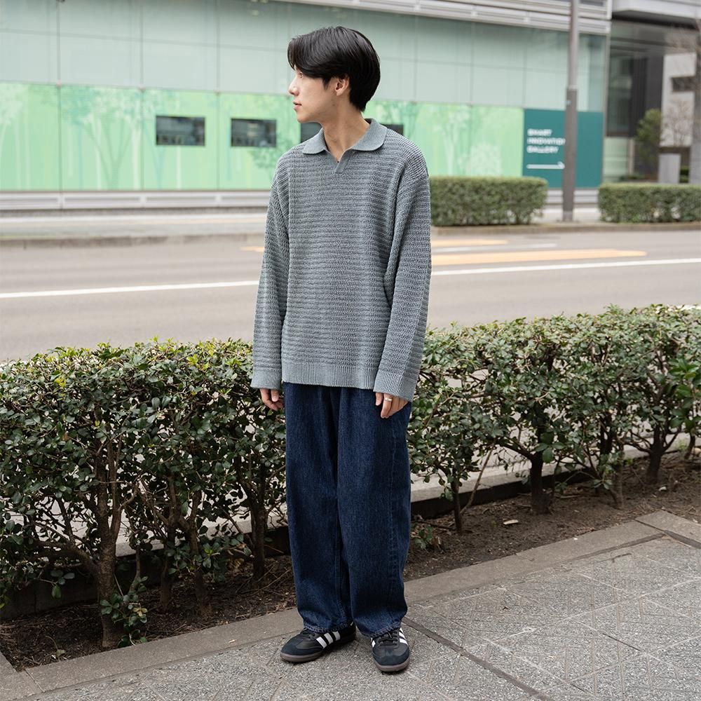 Blanc YM 別注Skipper Knit Shirt camping.com