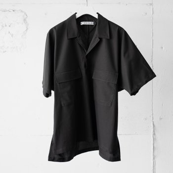 <img class='new_mark_img1' src='https://img.shop-pro.jp/img/new/icons20.gif' style='border:none;display:inline;margin:0px;padding:0px;width:auto;' />[40%OFF]AFTERHOURS /  OPEN COLLAR SHIRT 