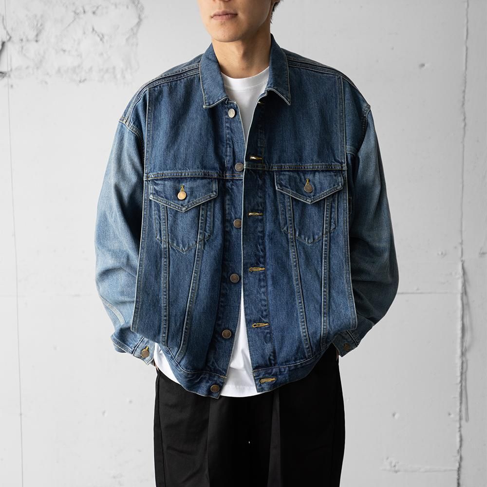 BLEACHED 3GEN DENIM TRUCKER JACKET