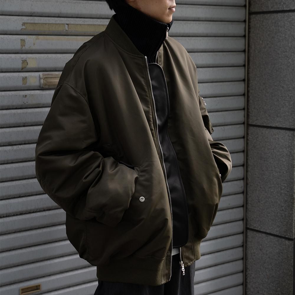 OVERSIZED ファッション stein OVERSIZED LEATHER FLIGHT JACKET