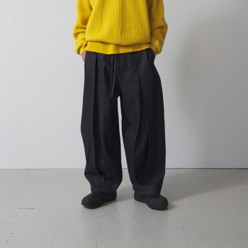 <img class='new_mark_img1' src='https://img.shop-pro.jp/img/new/icons14.gif' style='border:none;display:inline;margin:0px;padding:0px;width:auto;' />SAGE NATION / DENIM BOX PLEAT TROUSER 