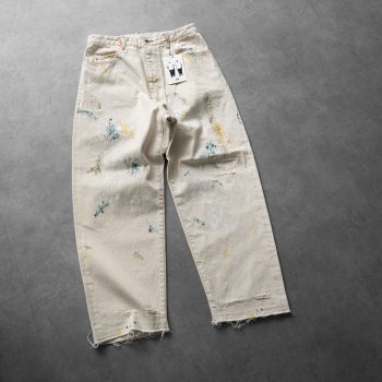 <img class='new_mark_img1' src='https://img.shop-pro.jp/img/new/icons14.gif' style='border:none;display:inline;margin:0px;padding:0px;width:auto;' />saby / KAMATA DENIM TROUSERS TYPE01
- Remake Paint Vintage - 