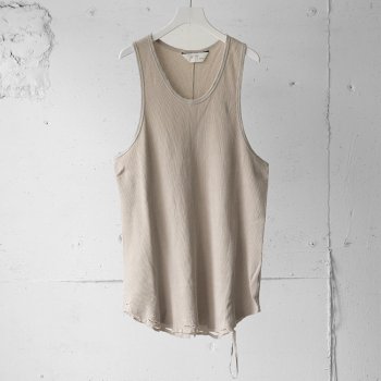 <img class='new_mark_img1' src='https://img.shop-pro.jp/img/new/icons14.gif' style='border:none;display:inline;margin:0px;padding:0px;width:auto;' />ANCELLM / DAMAGE WAFFLE TANK TOP 
