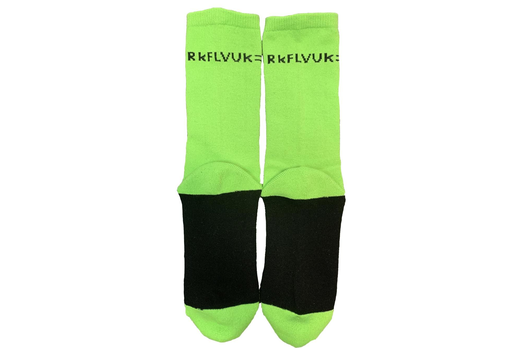 PEACEMINUSONE SOCKS ソックス ネオン イエロー グリーン 0000000030722_Yue39ku.jpg