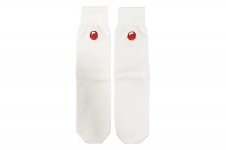 FRORAL EMBLEM SOCKS<br>WHITE/5月/芍薬の丸/美麗<img class='new_mark_img2' src='https://img.shop-pro.jp/img/new/icons41.gif' style='border:none;display:inline;margin:0px;padding:0px;width:auto;' />の商品画像