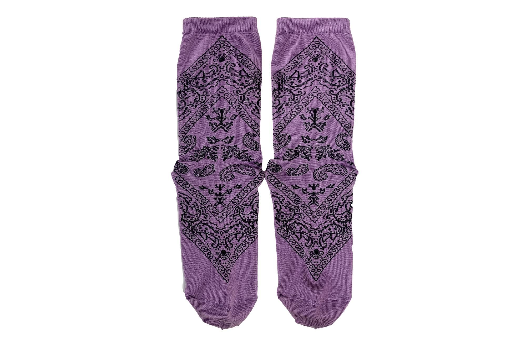 サカイ 2017年秋冬 ペイズリー柄 ハイソックス サカイ 2017年秋冬 ペイズリー柄 ハイソックス サカイ(sacai