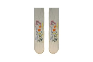 FLOWER EMBROIDERY SHEER SOCKS<br>BEIGE<img class='new_mark_img2' src='https://img.shop-pro.jp/img/new/icons5.gif' style='border:none;display:inline;margin:0px;padding:0px;width:auto;' />ξʲ