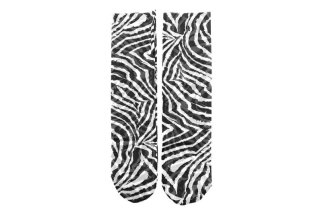 ZEBRA SHEER SOCKS<br>BLACKξʲ