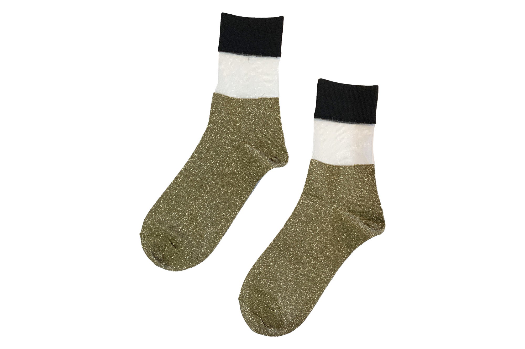SEE-THROUGH GLITTER SOCKS<br>BLACK×GOLD<img class='new_mark_img2' src='https://img.shop-pro.jp/img/new/icons5.gif' style='border:none;display:inline;margin:0px;padding:0px;width:auto;' />