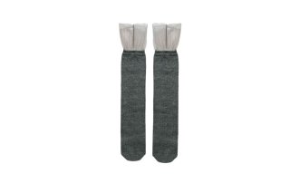 MOHAIR×TULLE SOCKS<br>GRAY<img class='new_mark_img2' src='https://img.shop-pro.jp/img/new/icons5.gif' style='border:none;display:inline;margin:0px;padding:0px;width:auto;' />の商品画像