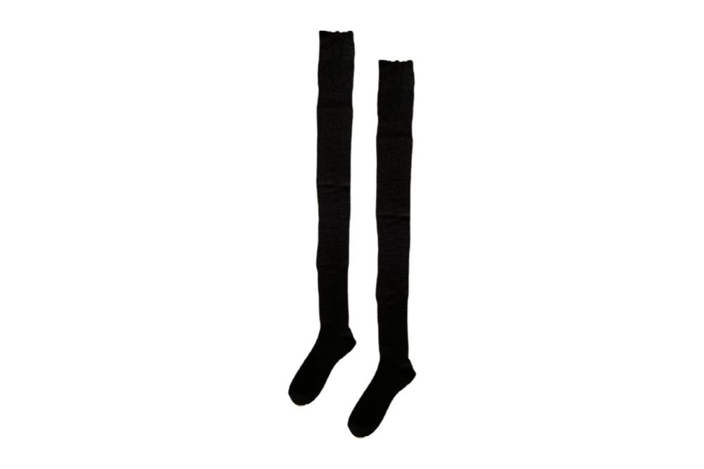 MOHAIR KNEE-HIGH SOCKS<br>BLACK<img class='new_mark_img2' src='https://img.shop-pro.jp/img/new/icons5.gif' style='border:none;display:inline;margin:0px;padding:0px;width:auto;' />