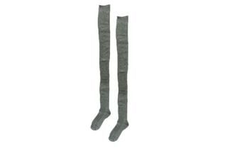 MOHAIR KNEE-HIGH SOCKS<br>GRAYξʲ