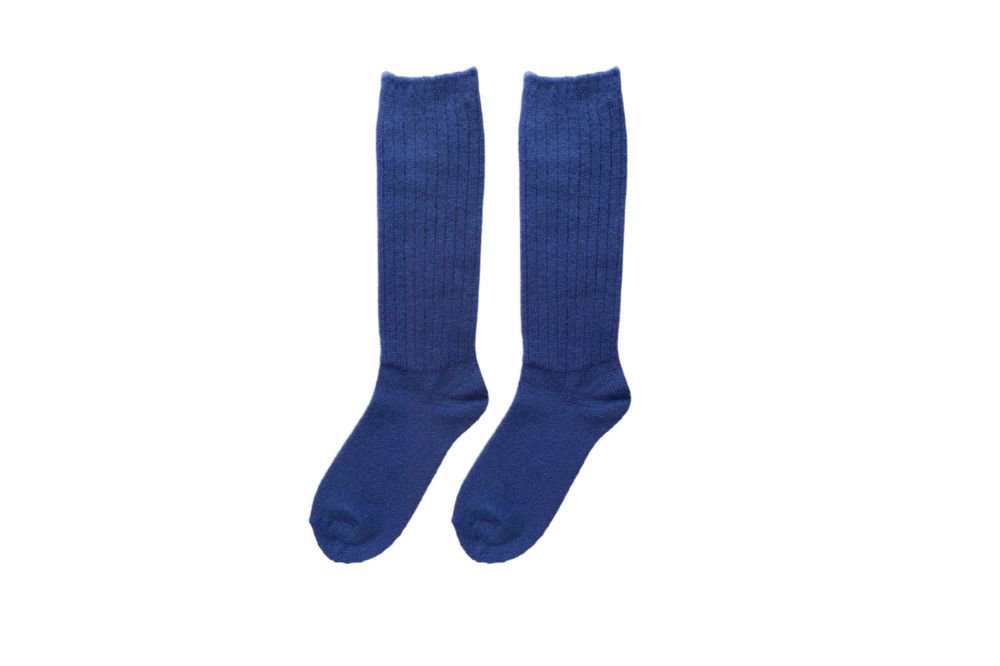 MOHAIR LOOSE SOCKS<br>BLUE<img class='new_mark_img2' src='https://img.shop-pro.jp/img/new/icons5.gif' style='border:none;display:inline;margin:0px;padding:0px;width:auto;' />
