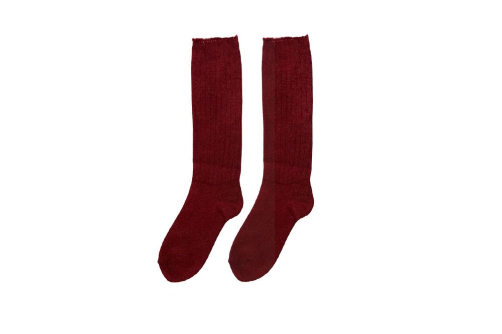 MOHAIR LOOSE SOCKS<br>RED<img class='new_mark_img2' src='https://img.shop-pro.jp/img/new/icons5.gif' style='border:none;display:inline;margin:0px;padding:0px;width:auto;' />