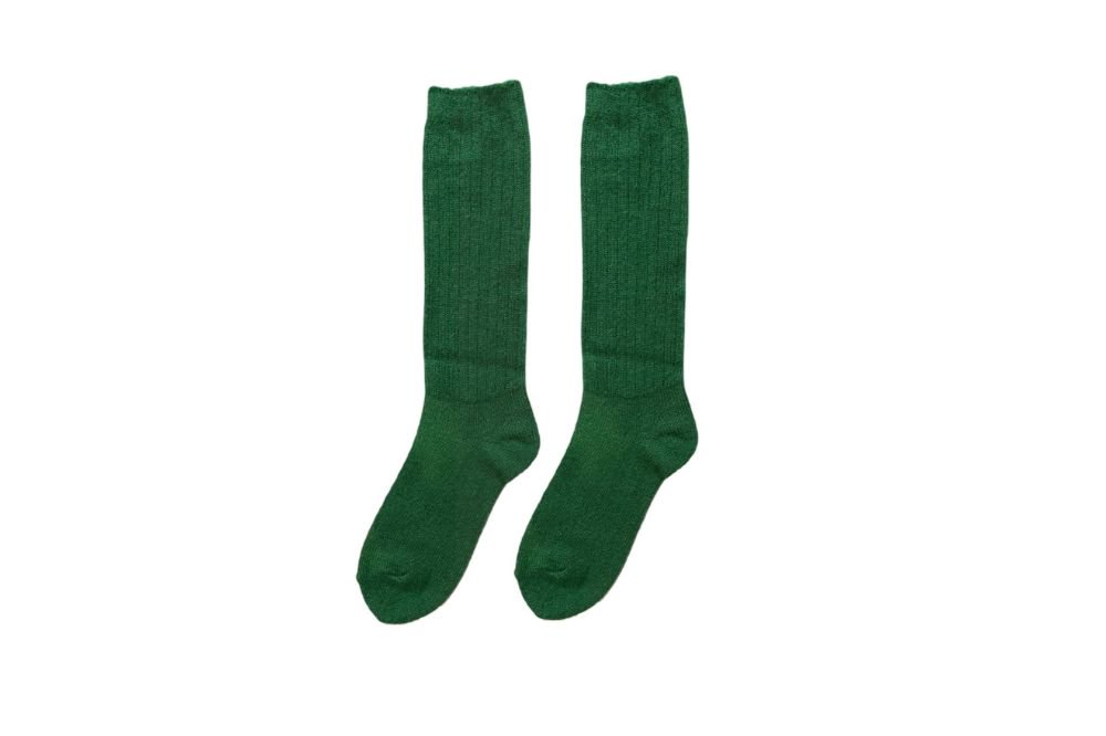 MOHAIR LOOSE SOCKS<br>GREEN<img class='new_mark_img2' src='https://img.shop-pro.jp/img/new/icons5.gif' style='border:none;display:inline;margin:0px;padding:0px;width:auto;' />