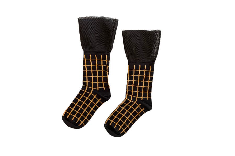 PATTERNED MESH BLOCKED SOCKS<br>BLACK<img class='new_mark_img2' src='https://img.shop-pro.jp/img/new/icons5.gif' style='border:none;display:inline;margin:0px;padding:0px;width:auto;' />