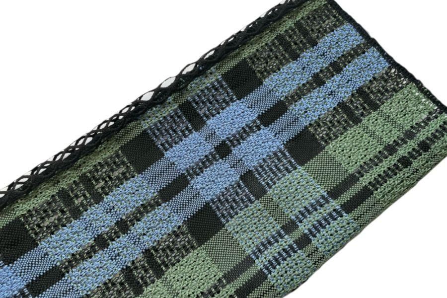 【新品】FAKUI レイヤードネットチュールソックス（黒×グリーン） 新品】FAKUI レイヤードネットチュールソックス（黒×グリーン）
