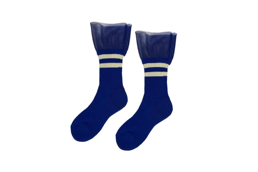 MESH FRILL SPORTS SOCKS<br>BLUE<img class='new_mark_img2' src='https://img.shop-pro.jp/img/new/icons5.gif' style='border:none;display:inline;margin:0px;padding:0px;width:auto;' />