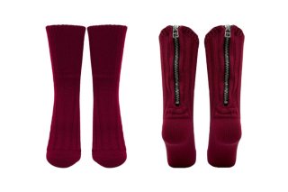 WIDE RIB ZIPPER SOCKS<br>PINKξʲ